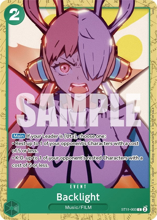 (ST11-003) Backlight (Starter Deck 11: Uta Deck Battle) - Common