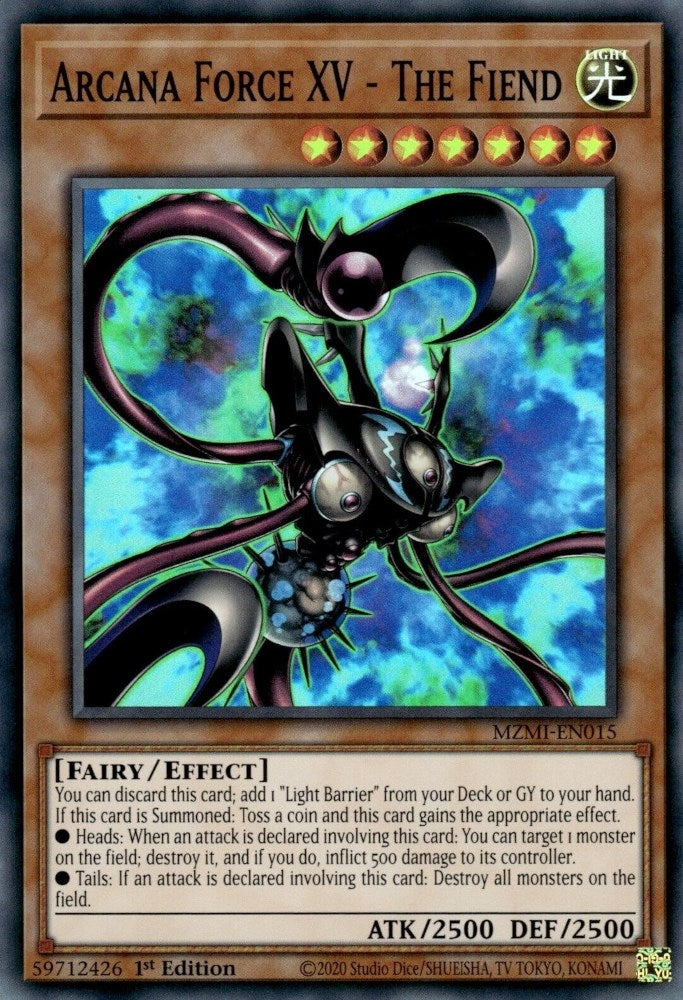 Arcana Force XV - The Fiend (MZMI-EN015)  Super Rare
