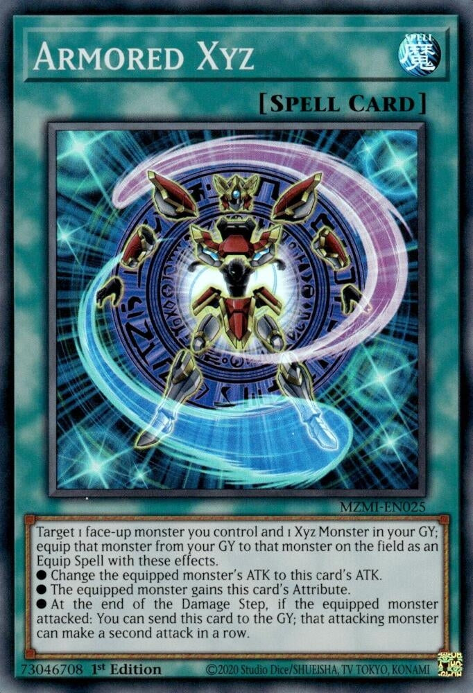 Armored Xyz (MZMI-EN025)  Super Rare