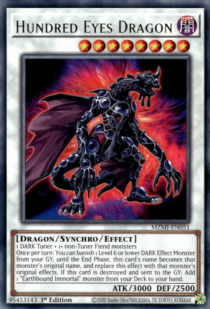 Hundred Eyes Dragon (MZMI-EN051)  Rare