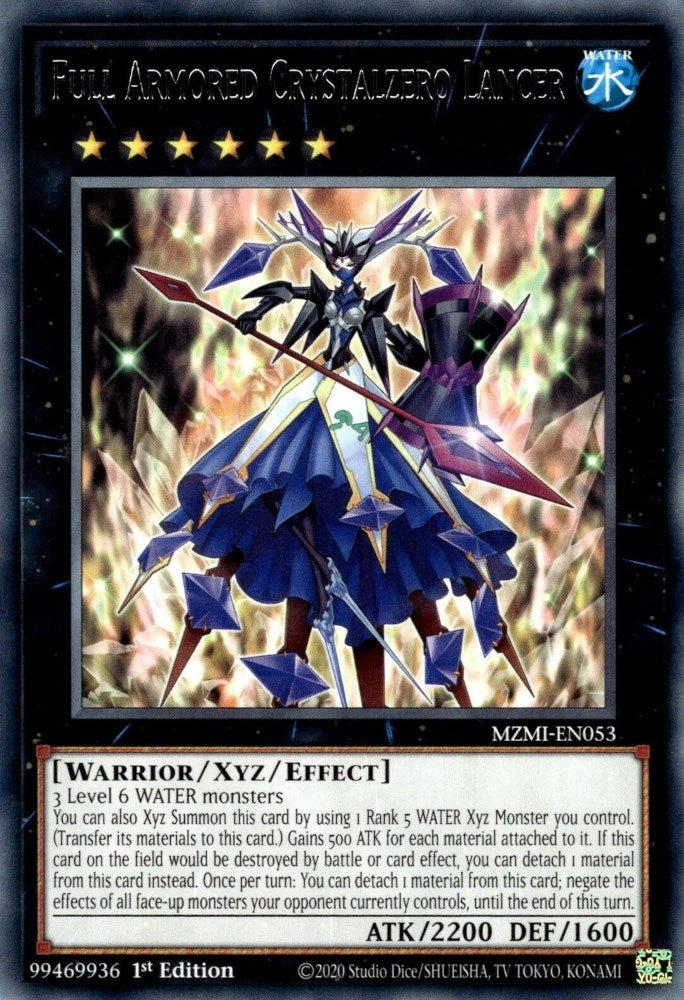 Full Armored Crystalzero Lancer (MZMI-EN053)  Rare