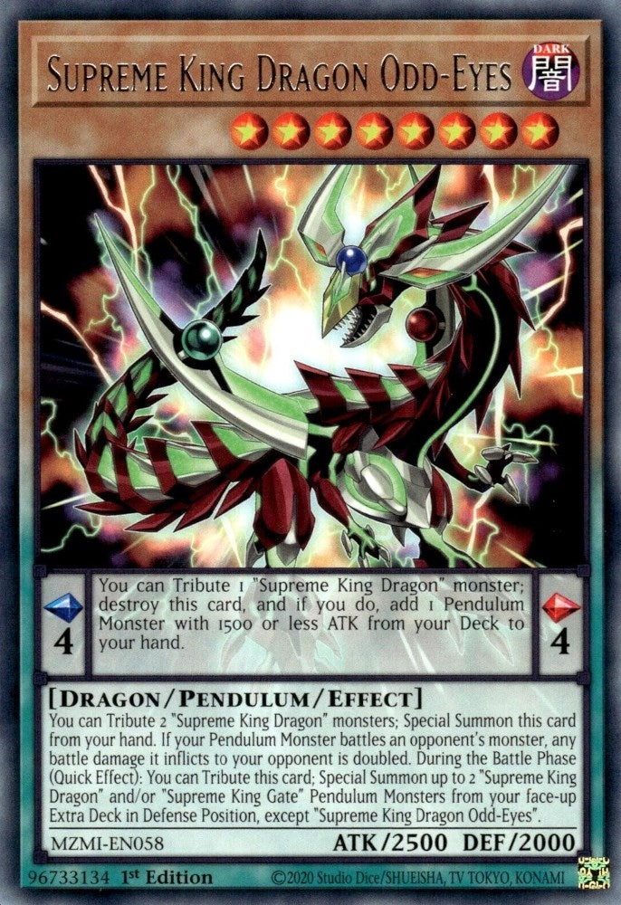 Supreme King Dragon Odd-Eyes (MZMI-EN058)  Rare