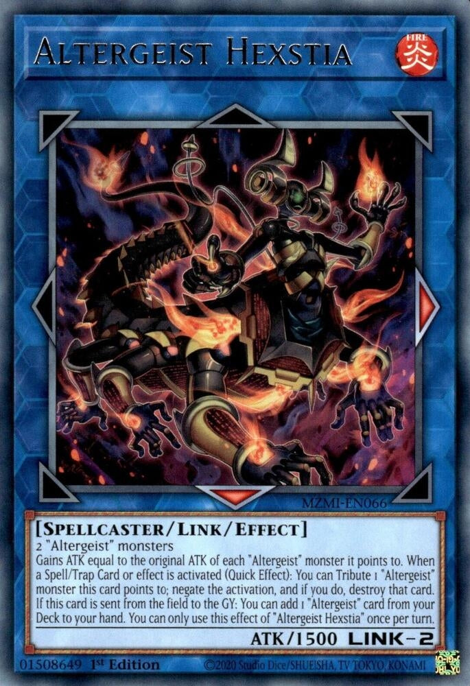 Altergeist Hexstia (MZMI-EN066) (1st Edition)