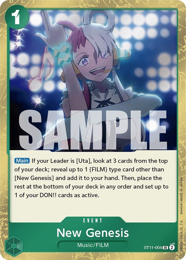 (ST11-004) New Genesis - Super Rare