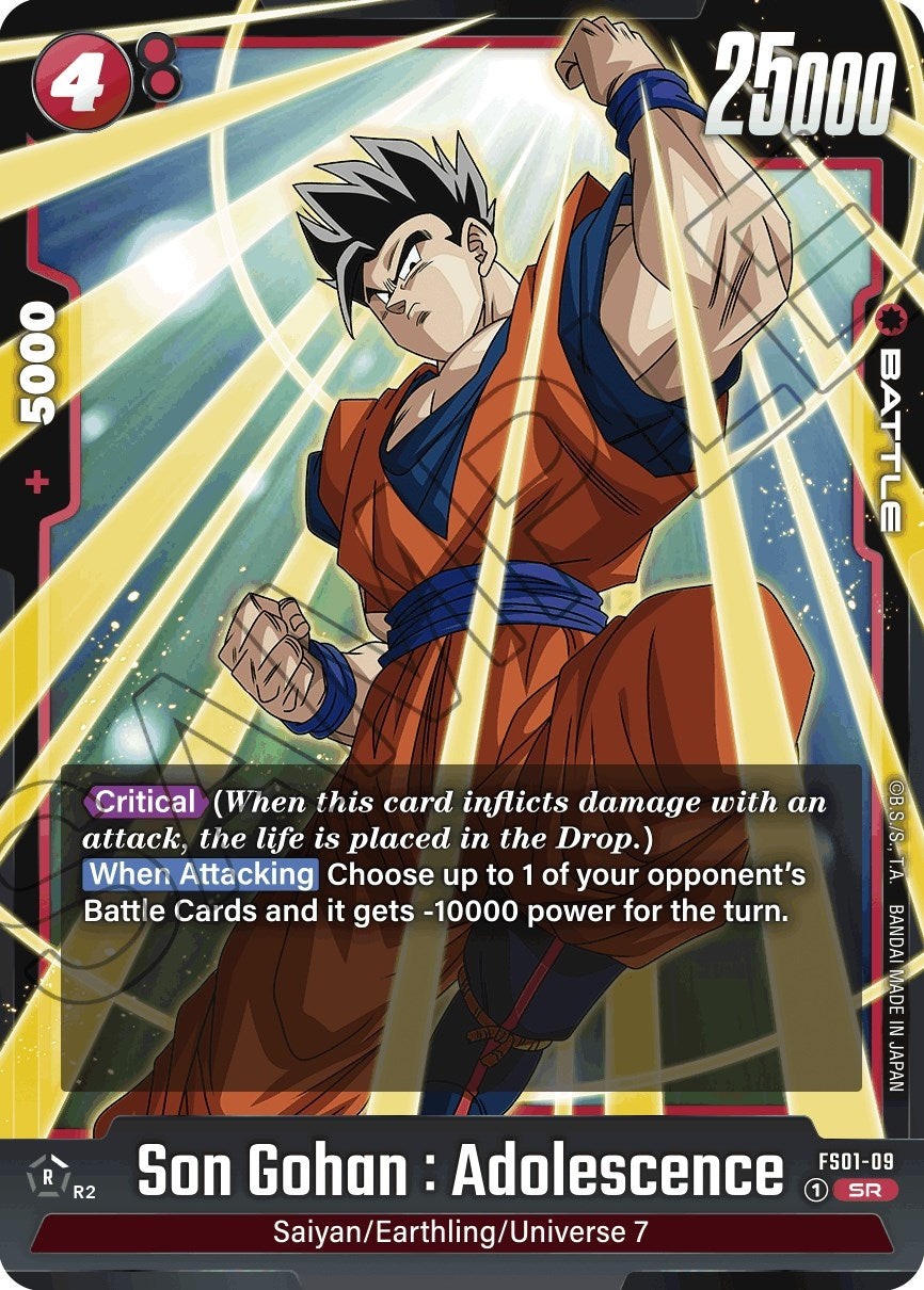 (FS01-09) Son Gohan : Adolescence - Super Rare