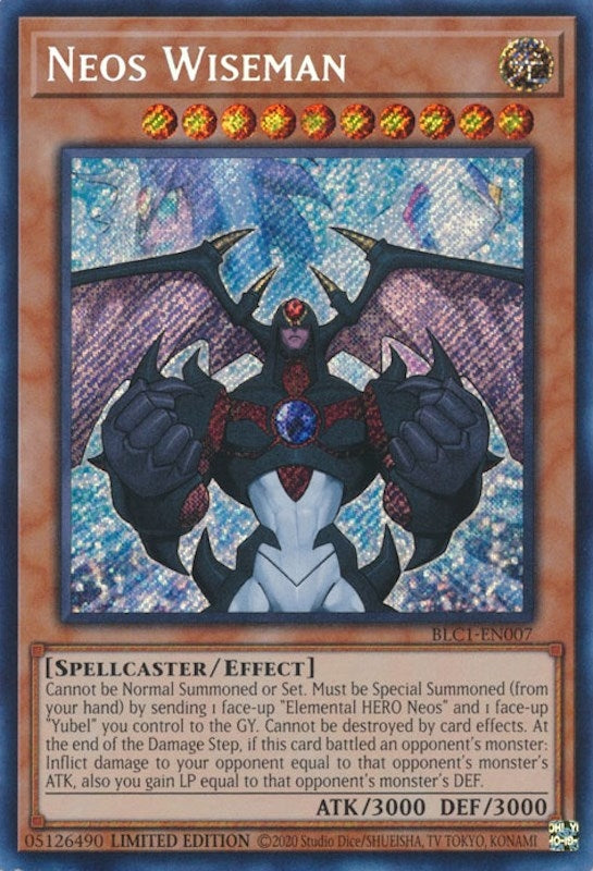 Neos Wiseman (BLC1-EN007) (Limited) Secret Rare