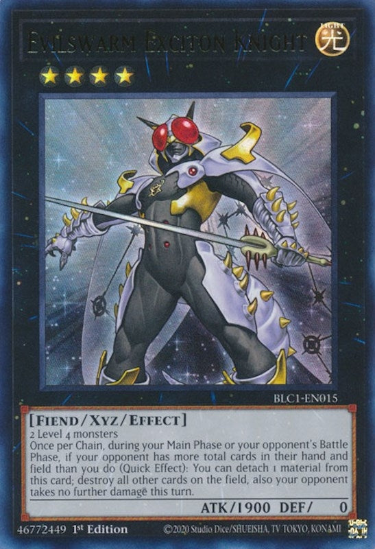 Evilswarm Exciton Knight (BLC1-EN015)  Ultra Rare