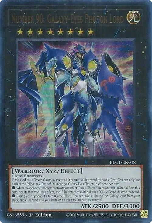 Number 90: Galaxy-Eyes Photon Lord (BLC1-EN018)  Ultra Rare