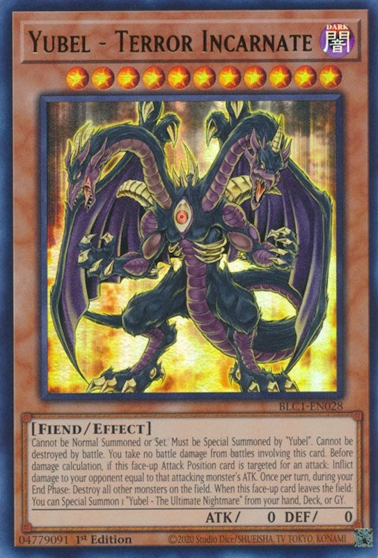 Yubel - Terror Incarnate (BLC1-EN028)  Ultra Rare