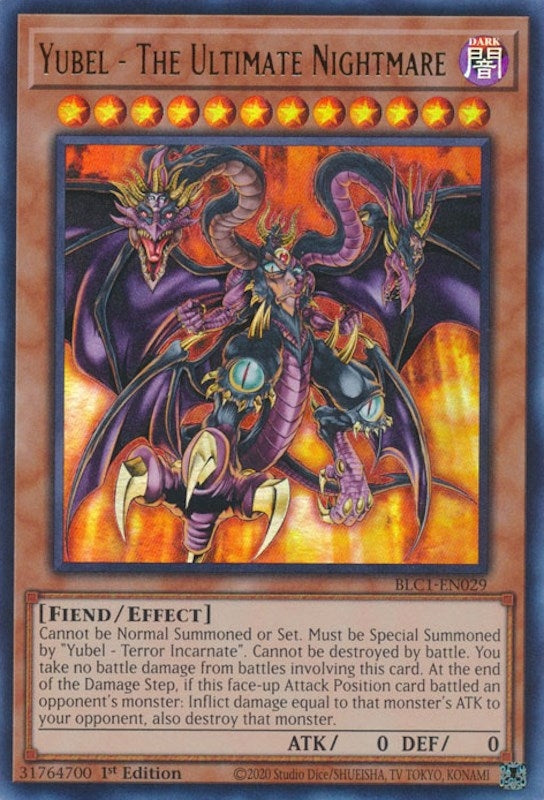 Yubel - The Ultimate Nightmare (BLC1-EN029)  Ultra Rare