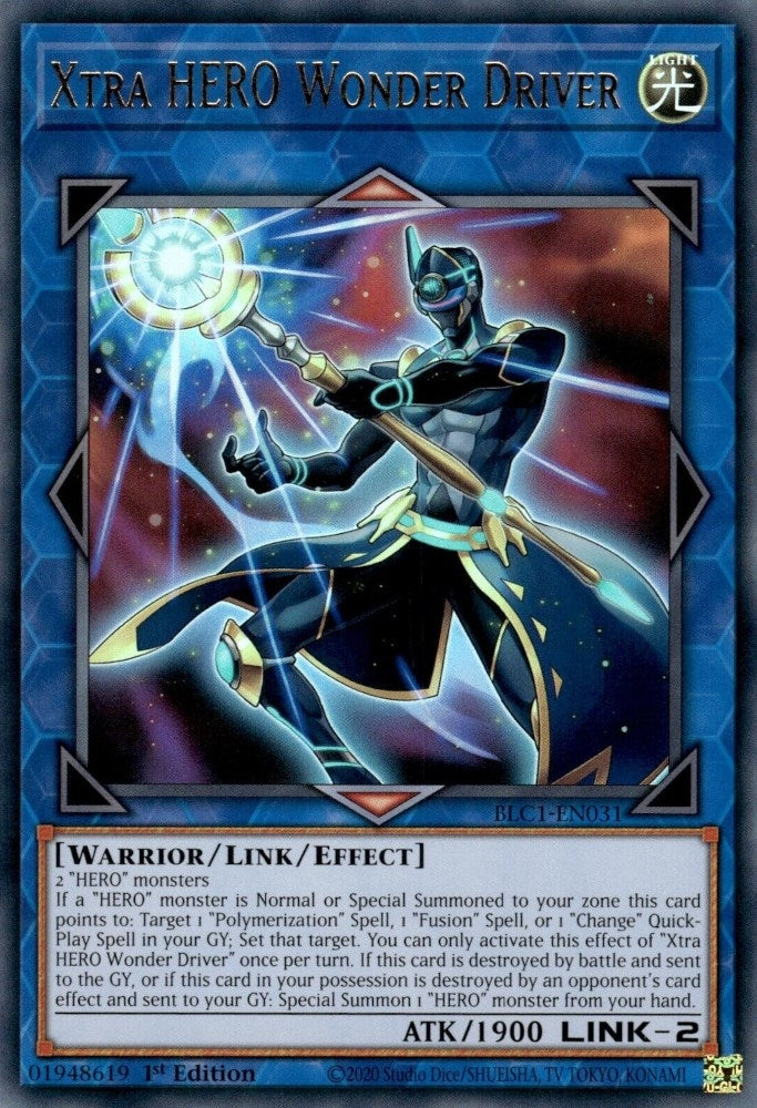 Xtra HERO Wonder Driver (BLC1-EN031)  Ultra Rare