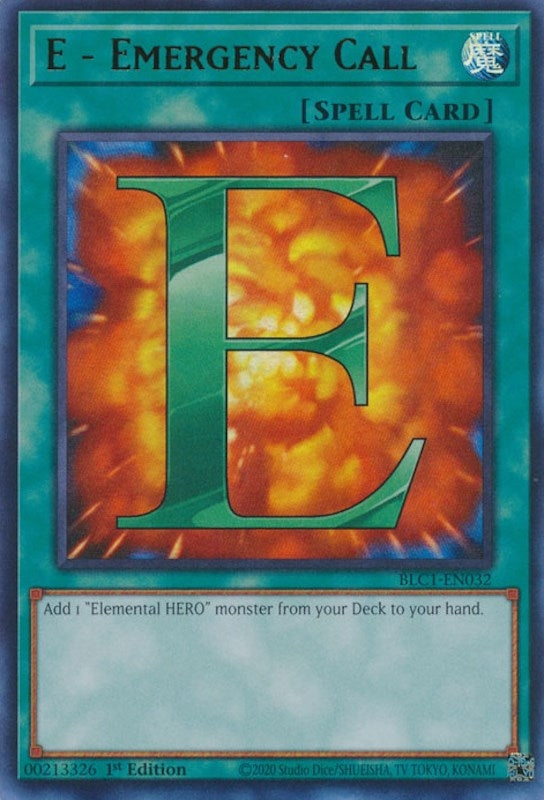 E - Emergency Call (BLC1-EN032)  Ultra Rare