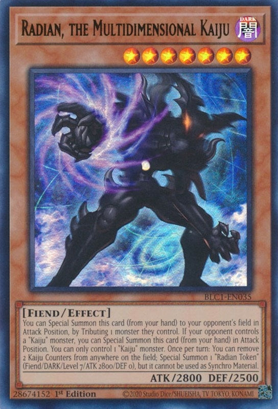 Radian, the Multidimensional Kaiju (BLC1-EN035)  Ultra Rare