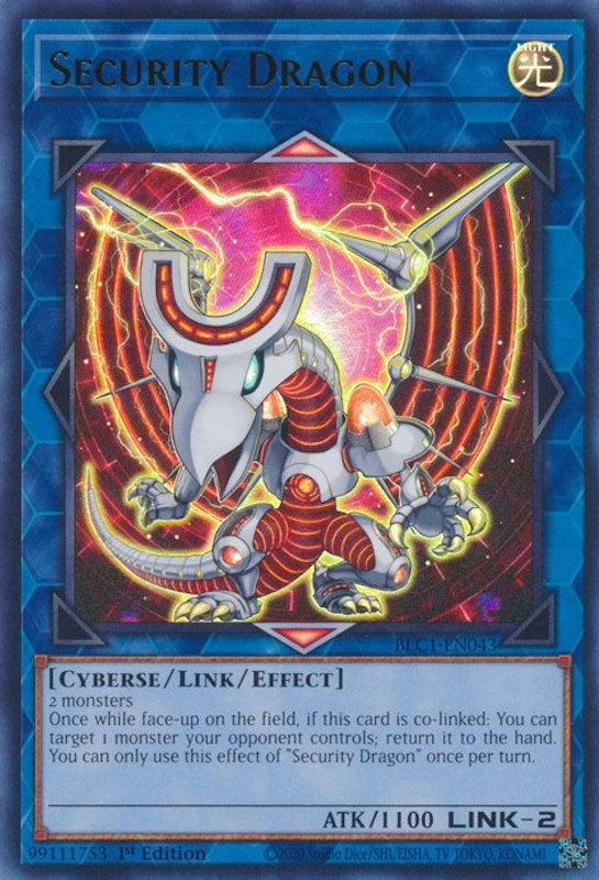 Security Dragon (BLC1-EN043)  Ultra Rare