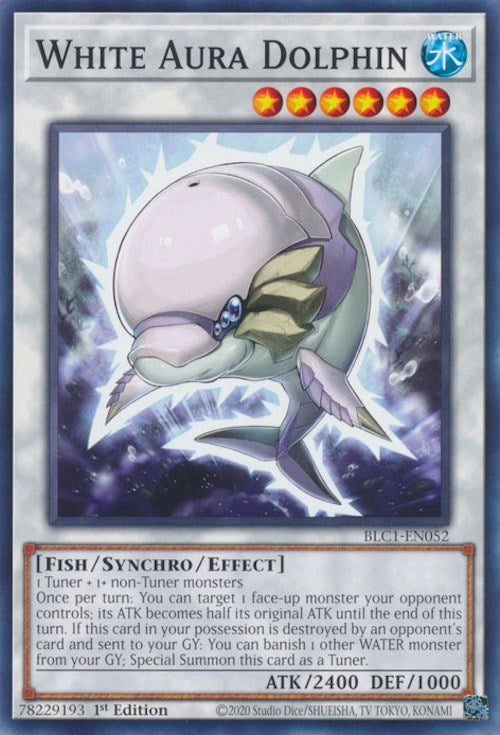 White Aura Dolphin (BLC1-EN052)  Common