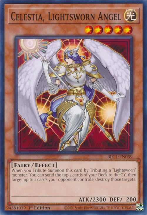 Celestia, Lightsworn Angel (BLC1-EN059)  Common