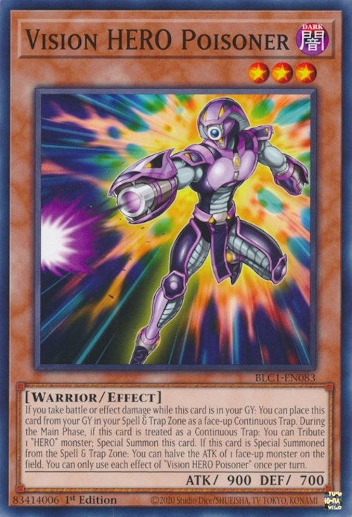 Vision HERO Poisoner (BLC1-EN083)  Common