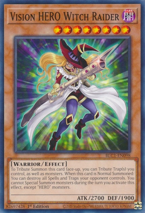 Vision HERO Witch Raider (BLC1-EN098)  Common