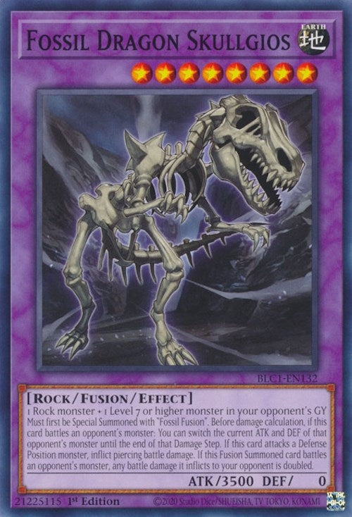 Fossil Dragon Skullgios (BLC1-EN132)  Common