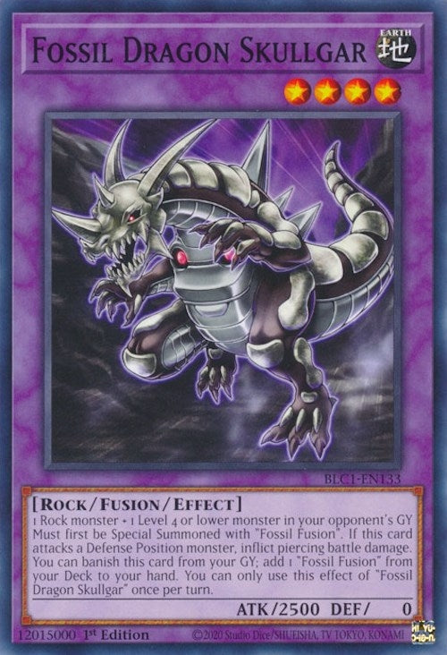 Fossil Dragon Skullgar (BLC1-EN133)  Common