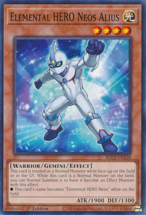Elemental HERO Neos Alius (BLC1-EN138)  Common