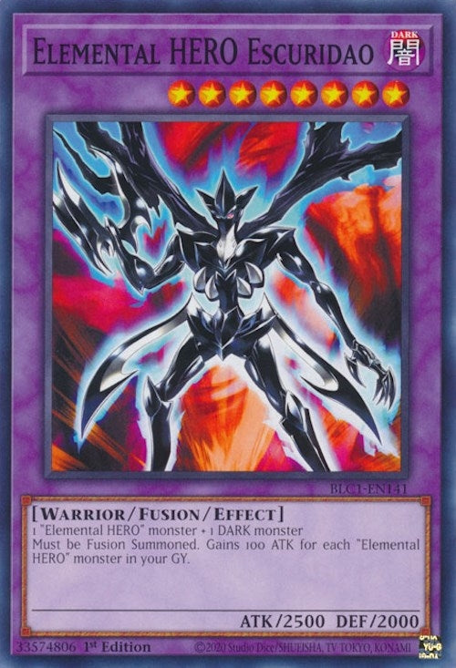Elemental HERO Escuridao (BLC1-EN141)  Common