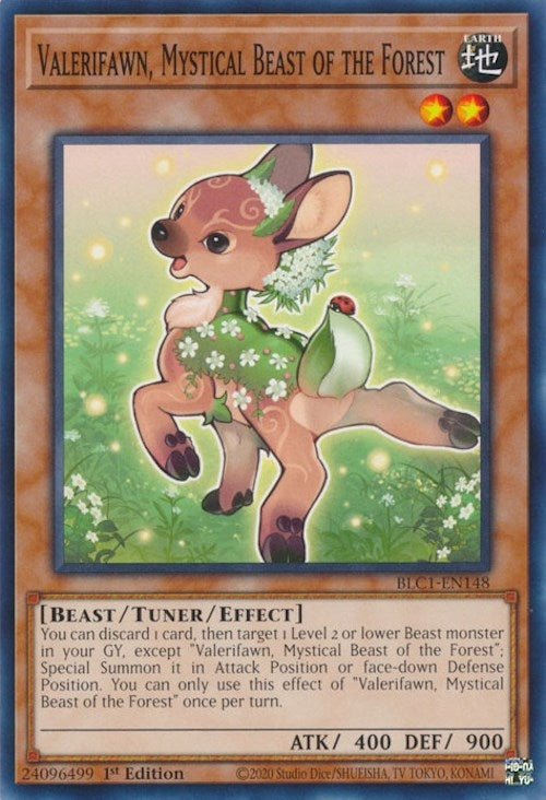 Valerifawn, Mystical Beast of the Forest (BLC1-EN148)  Common