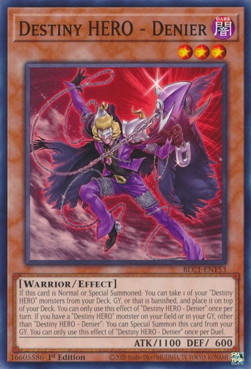 Destiny HERO - Denier (BLC1-EN153)  Common