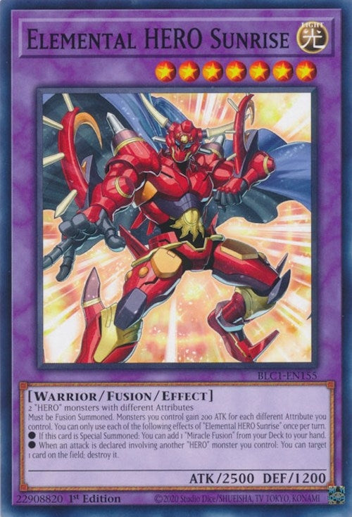 Elemental HERO Sunrise (BLC1-EN155)  Common