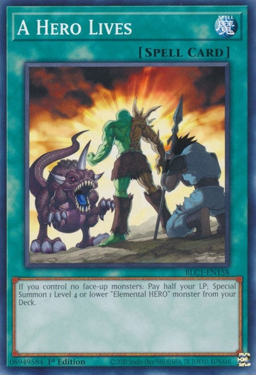 A Hero Lives (BLC1-EN158)  Common