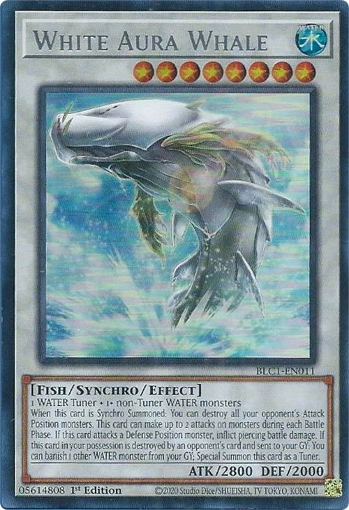 White Aura Whale (Silver) (BLC1-EN011)  Ultra Rare