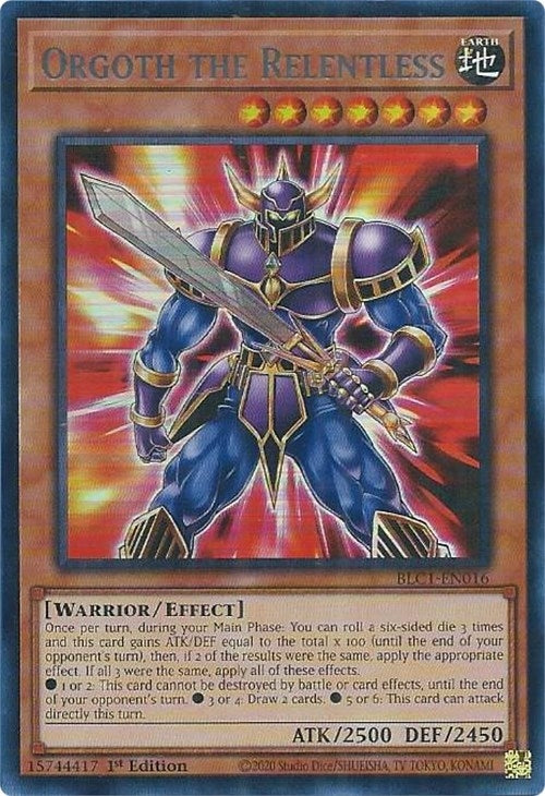 Orgoth the Relentless (Silver) (BLC1-EN016)  Ultra Rare