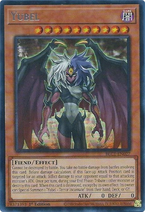 Yubel (Silver) (BLC1-EN027)  Ultra Rare