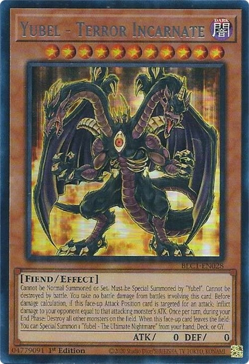 Yubel - Terror Incarnate (Silver) (BLC1-EN028)  Ultra Rare