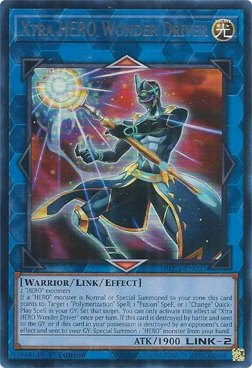 Xtra HERO Wonder Driver (Silver) (BLC1-EN031)  Ultra Rare