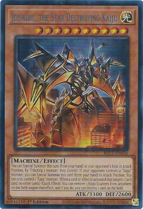 Jizukiru, the Star Destroying Kaiju (Silver) (BLC1-EN036)  Ultra Rare