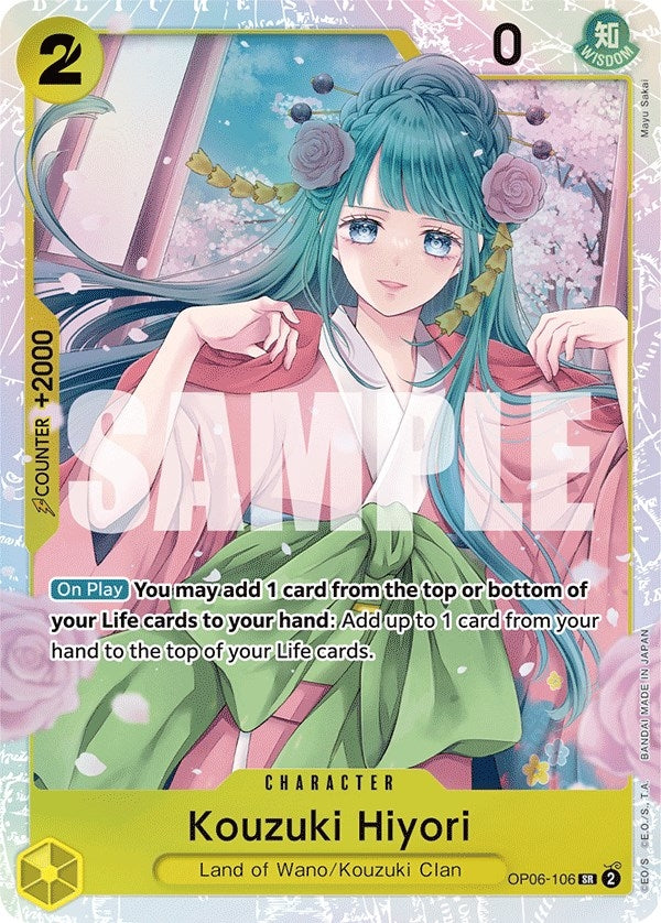 (OP06-106) Kouzuki Hiyori - Super Rare