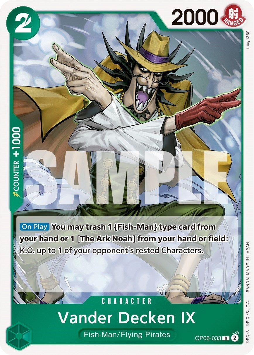(OP06-033) Vander Decken IX - Rare