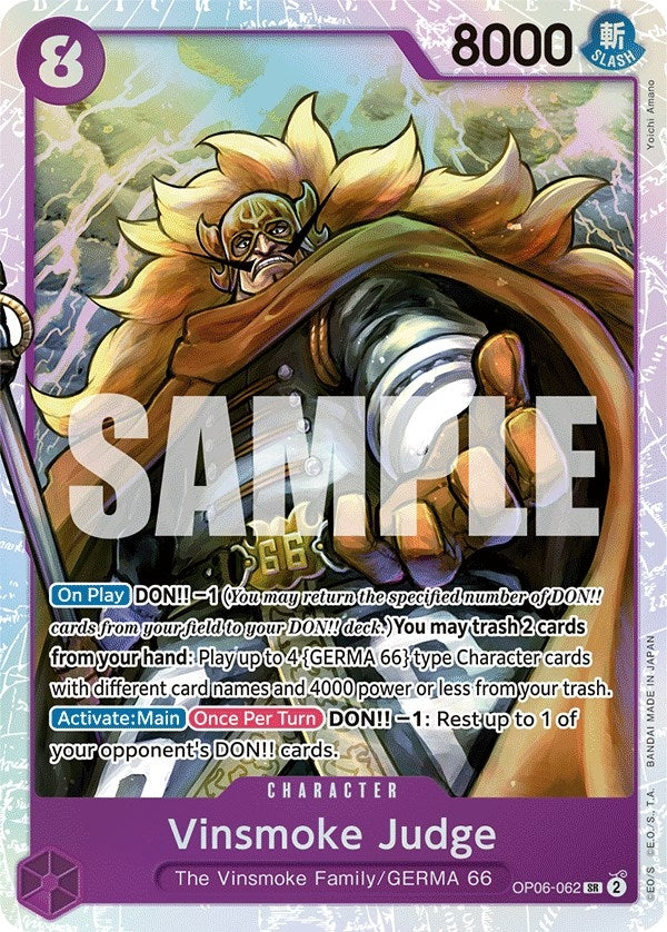 (OP06-062) Vinsmoke Judge - Super Rare