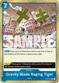 (OP06-058) Gravity Blade Raging Tiger - Rare