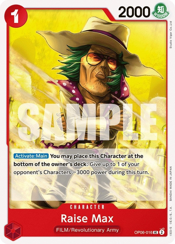 (OP06-016) Raise Max - Uncommon