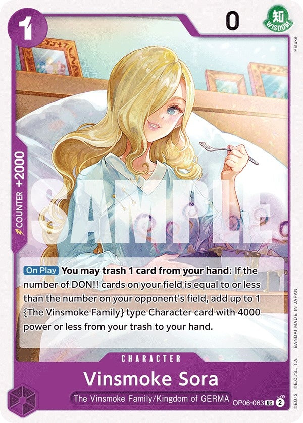 (OP06-063) Vinsmoke Sora - Uncommon