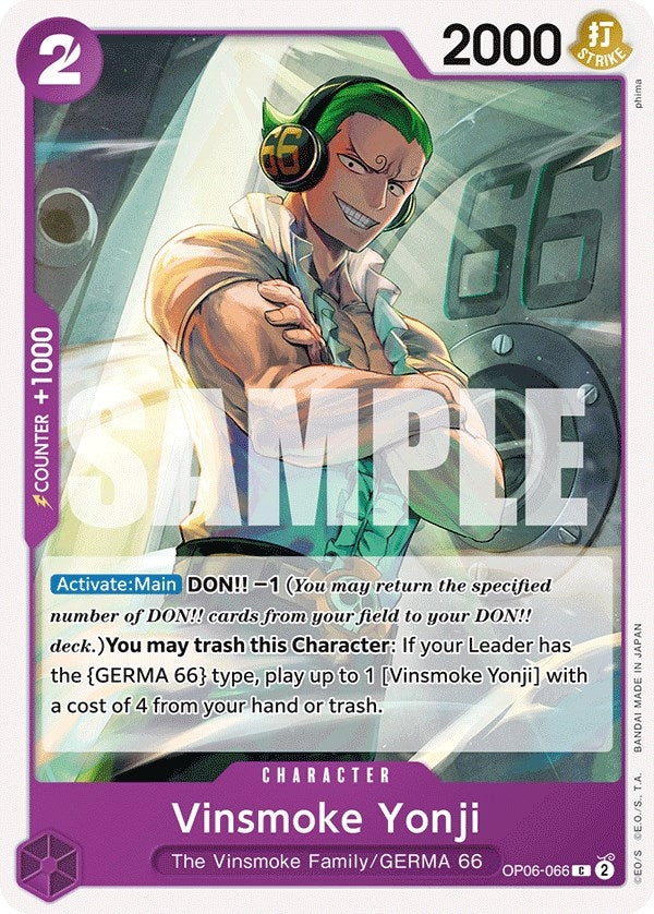 (OP06-066) Vinsmoke Yonji - Common