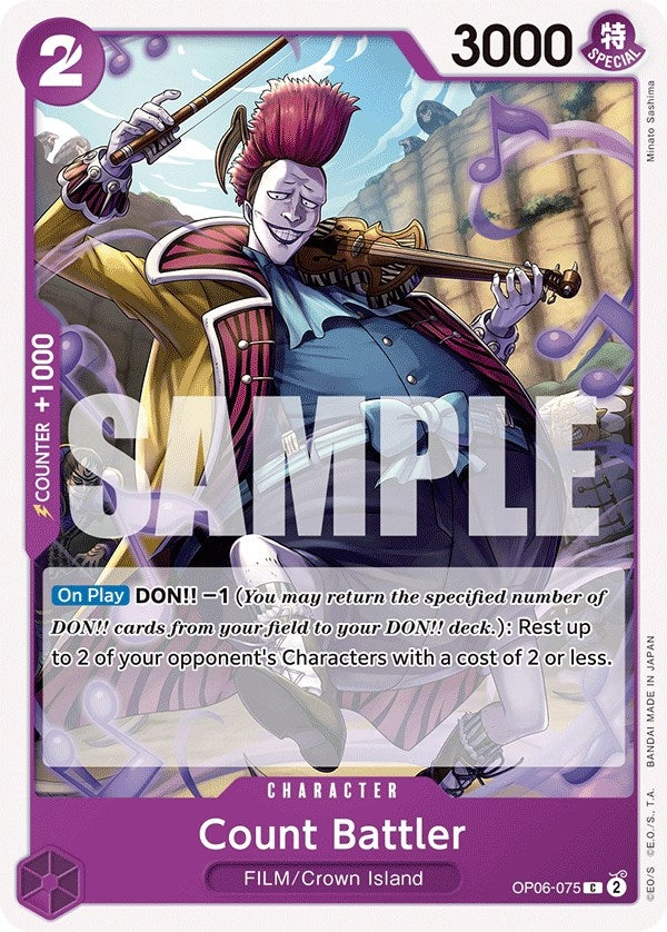 (OP06-075) Count Battler - Common