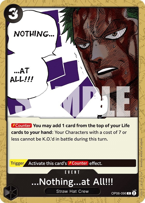(OP06-096) ...Nothing...at All!!! - Common