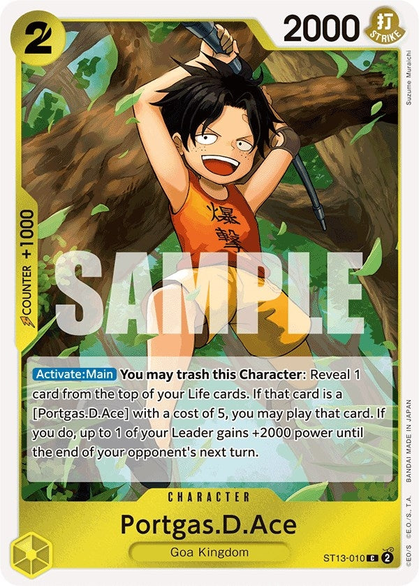 (ST13-010) Portgas.D.Ace - Common