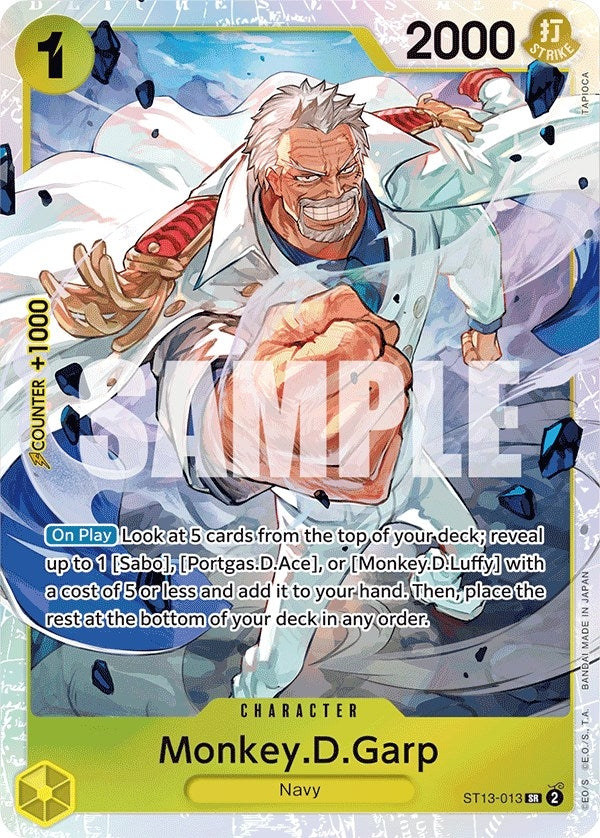 (ST13-013) Monkey.D.Garp - Super Rare
