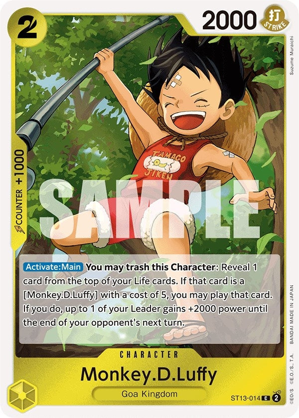 (ST13-014) Monkey.D.Luffy - Common