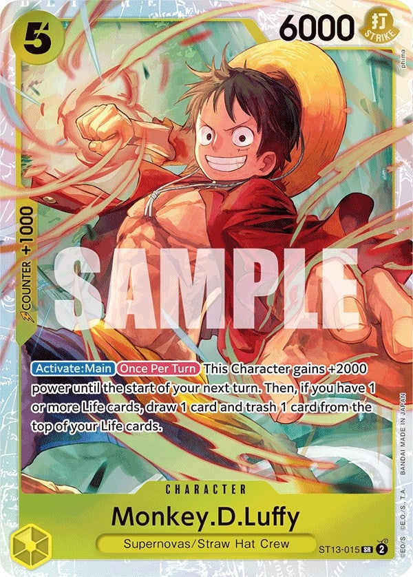 (ST13-015) Monkey.D.Luffy - Super Rare