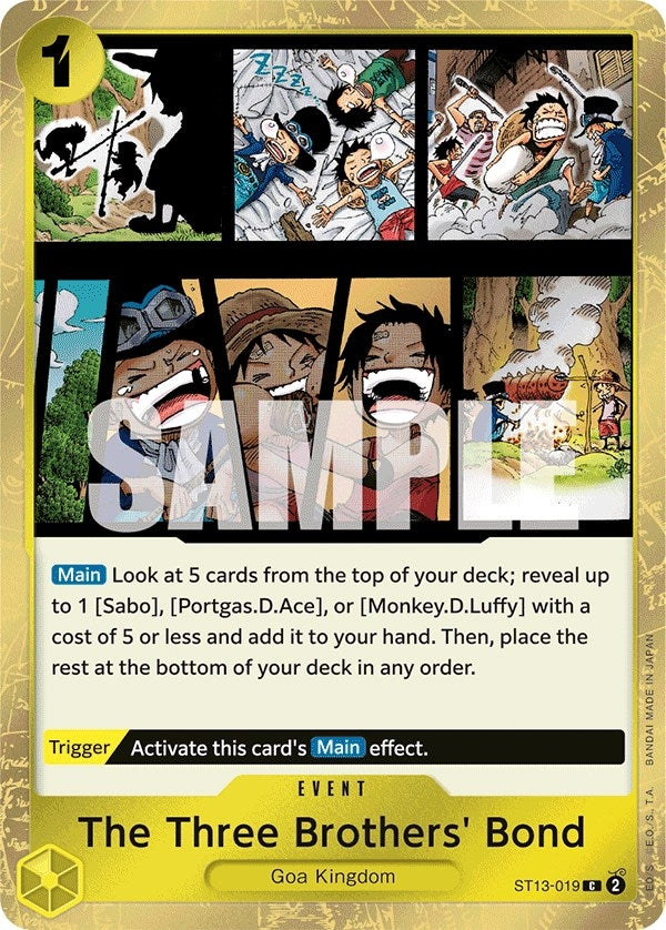 (ST13-019) The Three Brothers' Bond - Common